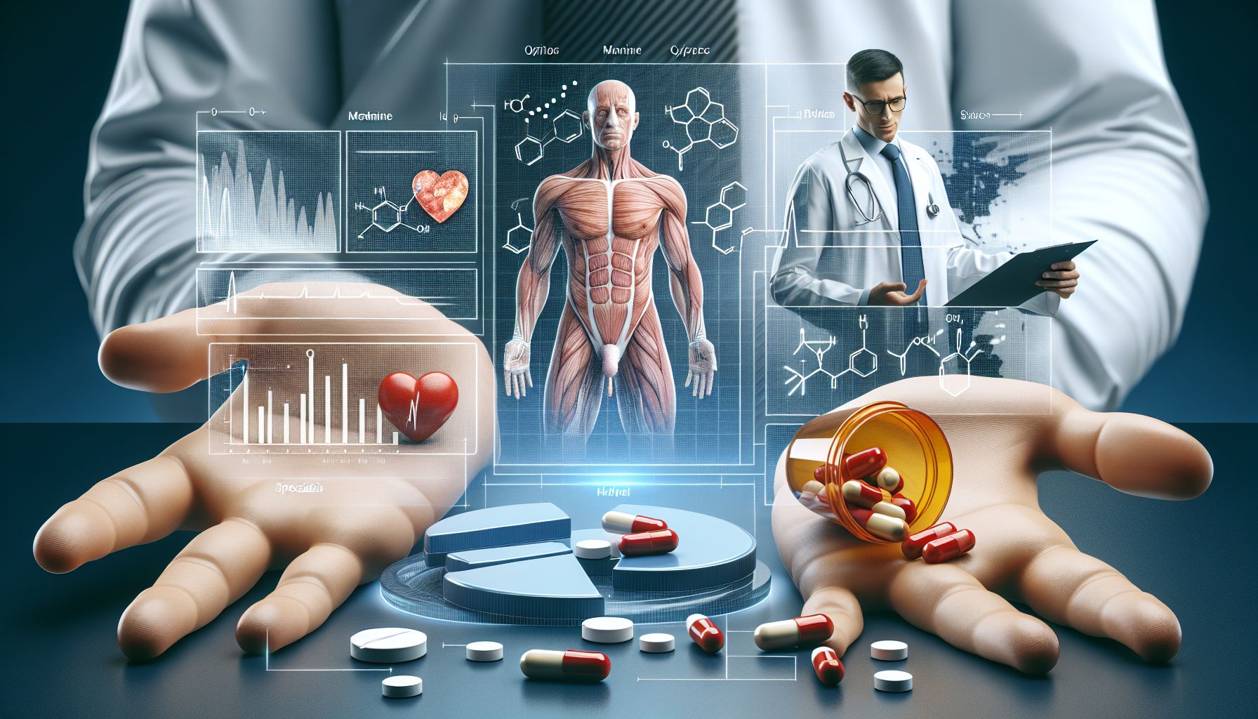 Infografía sobre el tratamiento de la disfunción eréctil: medicamentos, terapias y consejos médicos